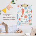 thumbnail image 7 of Coolnut Seahorses Clipboard, Acrylic Standard A4 Letter Size Clip Board with Low Profile Clip for Office, Classroom, Doctor, Nurse and Teacher, 12.5"x9", 7 of 7