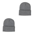 thumbnail image 4 of Guardurnaity Beanie Hat Gorros de punto Skullcap Headwear A prueba de viento Ciclismo Esquí Accesorios para el cabello para deportes al aire libre Gris Gris oscuro 2piezas Guardurnaity CBP267458, 4 of 5