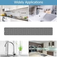 thumbnail image 4 of Washable Water Splash Guard Faucet Wraparound Dish Drying Pads Faucet Absorbent Mat Silicone Drain Pad Silicone Faucet Mat Splash Catcher BLACK, 4 of 7