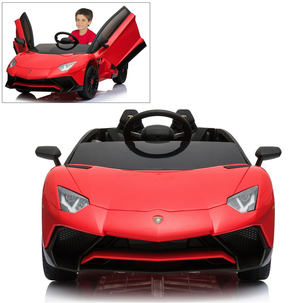 12V Electric Ride On Car With 2.4G Remote Control, 2019 Latest Model Aventador SV