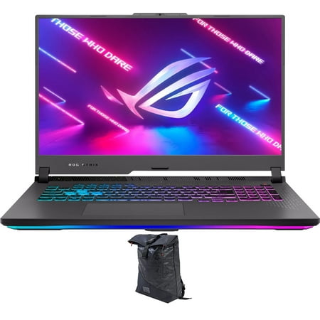 ASUS ROG Strix SCAR-17 G733 Gaming/Entertainment Laptop (AMD Ryzen 9 7945HX 16-Core, 17.3in 240Hz 2K Quad HD (2560x1440), GeForce RTX 4080, Win 11 Pro) with Voyager Backpack