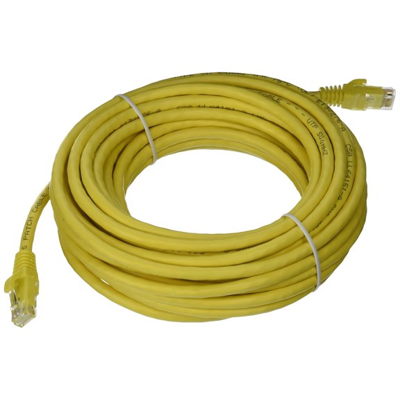 Cable Ethernet C2G 9,14 m Amarillo Cat6 Sin Enredos