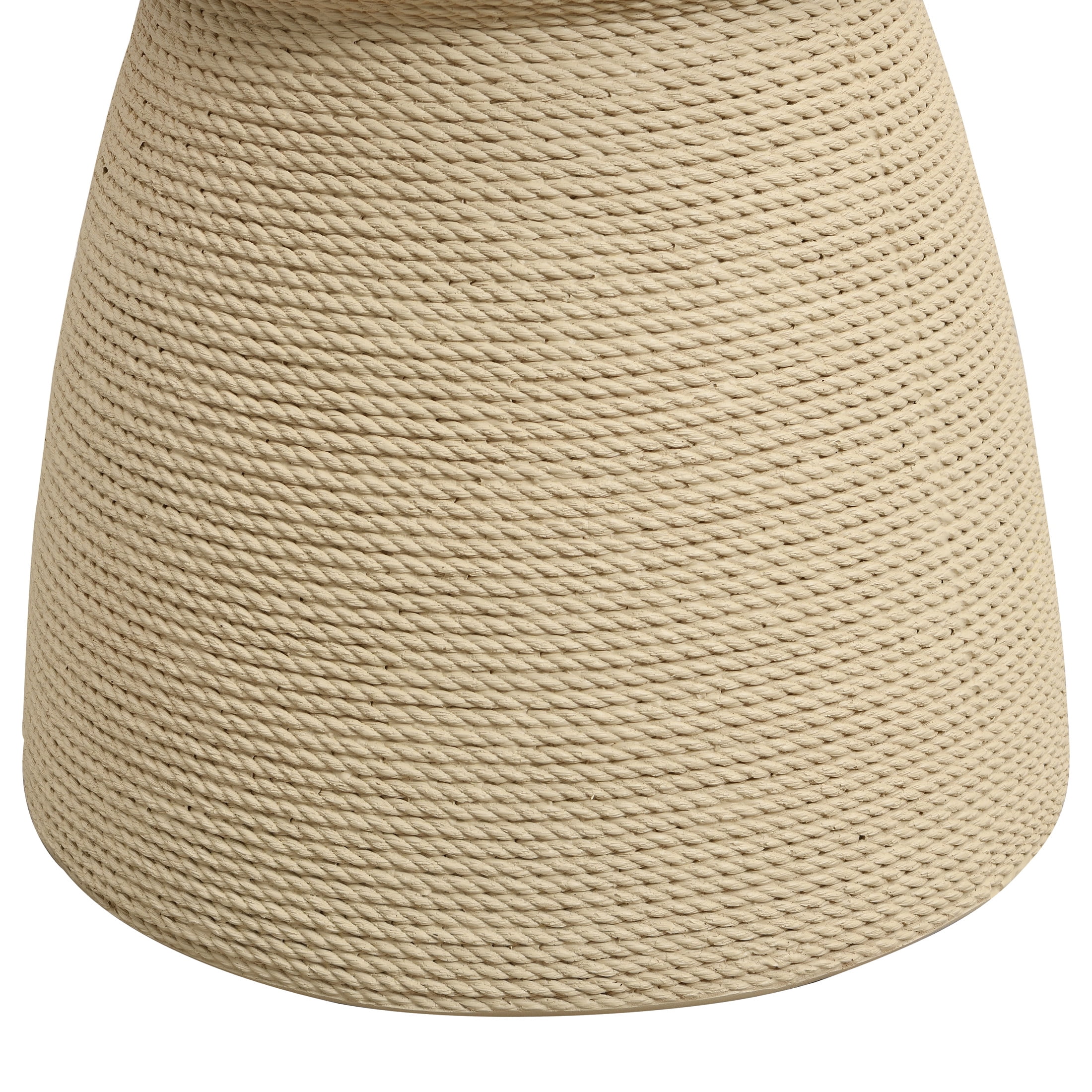 Christopher Knight Home 16.73" Simulated Rattan Hourglass Side Table for Indoor Outdoor Use, Natural
