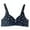 Black, variant on Women's Push Up Front Closure Bra Thick Padded Seamless Criss-Beautiful Back Underwire Bra Add Two Cup