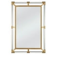 thumbnail image 1 of 18 in. Rectangular Wall Mirror in Brown, 1 of 1