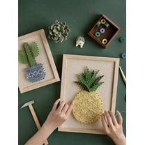DIY Pineapple String Arts & Crafts for Boys Girls Ages 8-12 , Adult Crafts Kit Home Wall Decorations, Creative Art Activity Gift Toys for Ages 7 8 9 10 11 12 