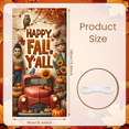 thumbnail image 3 of Vintage Red Truck Happy Fall Banner Autumn Leaves Owl Pumpkins for Thanksgiving Decor Farmhouse Decoration Seasonal Party, 3 of 9