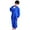 Blue, variant on Kids Baby One Piece Rainsuit Waterproof Coverall with Hood Jumpsuit 2-12 Years