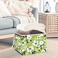 thumbnail image 3 of Yayeee Collapsible Cube Storage Bin with Lid Fabric Closet Decorative Basket with Handles, Retro Floral, 3 of 7