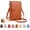 Brown, variant on Anti Theft Leather Bag, Touchscreen Phone Crossbody Bag, PU Leather Mini Purse with Card Slots, Fits up to 6.7 in Phone