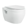 thumbnail image 2 of Swiss Madison Ivy Wall-Hung Elongated Toilet Bowl in Matte White, 2 of 15
