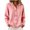 Pink, variant on Azrian Women’s Button Down Hooded Knit Cardigan, Fall Winter Casual Knit OuterwearSizes S-3XL