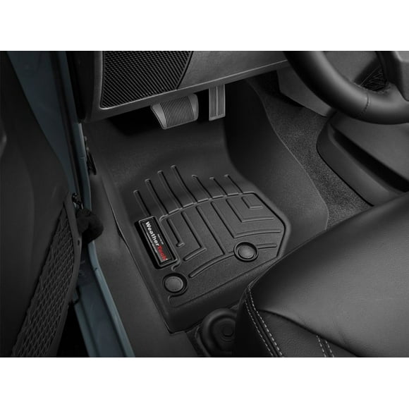 Weathertech Floor Liner 445731 FloorLiner; Molded Fit; Black; Thermoplastic Polyolefin TPO; 2 Piece
