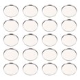 thumbnail image 1 of Miangastore Round Plate Silver 50Set 1.4x1.4x0.1in, 1 of 8