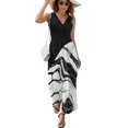thumbnail image 1 of Marble Vestido Sin Mangas Para Mujer, Traje De, Ropa De Cumpleaños, Verano, 1 of 5