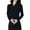 Black, variant on Button Down Shirts for Women, Fitted Long Sleeve Work Office Blouse
