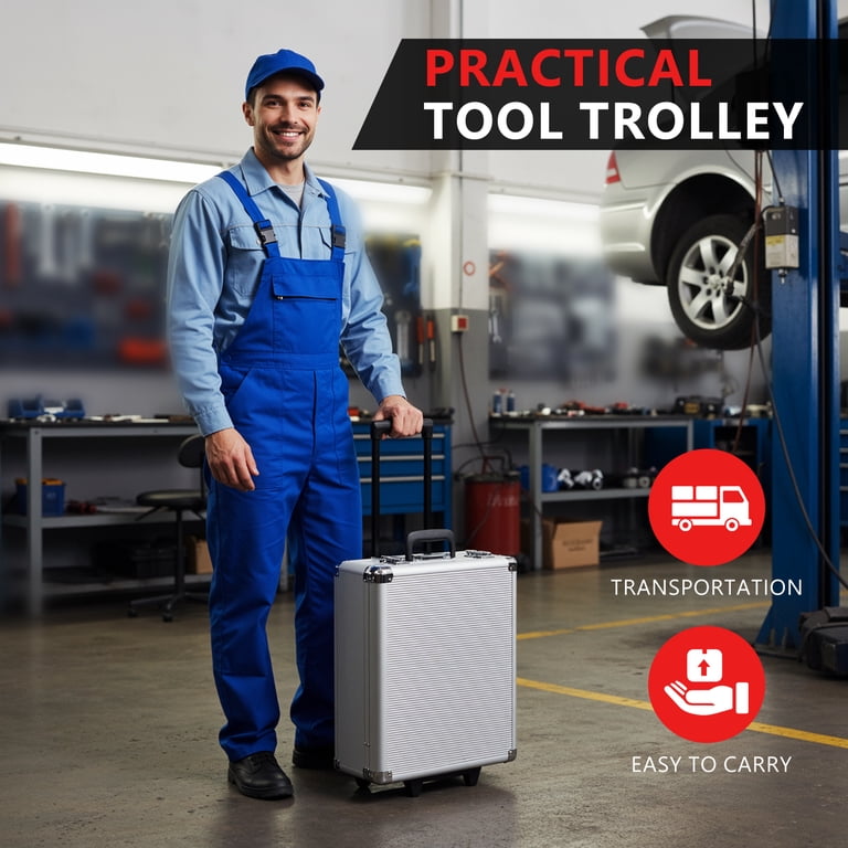 TLGREEN Mechanic Tool Set, 799pcs Tool Kit with Trolley Case