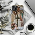 thumbnail image 6 of Catholic Collage Phone Case, Crucifix Virgin Mary Religious Art Cover for iPhone 17 16 15 14 13 12 11 Plus Pro Max Mini, 6 of 6