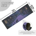 thumbnail image 5 of Yayeee Runner Rug for Bedroom 2'x6' Machine Washable Hallway Non Slip Mat, Purple Street, 5 of 8