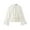 White, variant on Aobny Ruched Plus Size Shirts Ruffle White Women Blouses & Tops Pullover High Neck Long Sleeve Blouse,S