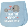 thumbnail image 2 of Inktastic Best Gammy Ever Grandchild Baby Burp Cloth, 2 of 3