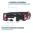 thumbnail image 4 of Buckle-Down Pet Collar, Dog Collar Plastic Buckle, Camo Pink, 16 to 23 Inches 1.5 Inch Wide, 4 of 8