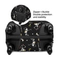 thumbnail image 2 of Fuzoiu Playing Music Skeletons Print Suitcase Cover,Washable Luggage Covers for Suitcase,Elastic Luggage Protector Cover,Scratch Resistant Travel Suitcase Covers-Medium, 2 of 7