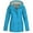 Light blue, variant on LoyisViDion Coat Women Solid Rain Jacket Outdoor Plus Size Waterproof Hooded Raincoat Windproof Light blue 12(L)
