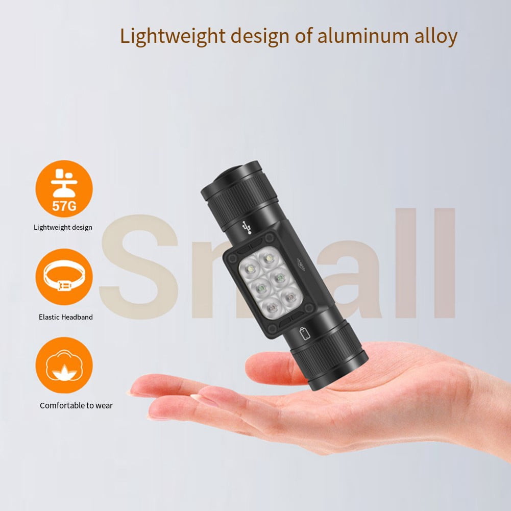 Powerful Headlamp Rechargesble Headlight Waterproof Camping Fishing Head Torch