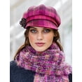 thumbnail image 3 of Mucros Weavers Irish Women's 100% Wool Tweed Newsboy Hat Made in Ireland, 3 of 13