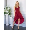 thumbnail image 2 of Womens Sleeveless High Low Dress, 2 of 9