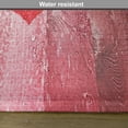 thumbnail image 5 of Ambesonne Love Place Mats Set of 4, Heart on Wooden Board, Standard Size, Red Pink, 5 of 5