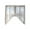 A, variant on Eoozwa Lace Half Curtain with Rod Pocket 63x39 Inch Sheer Window Shade Light Filtering for Kitchen Bathroom Living Room Easy Install Washable Nylon Decor