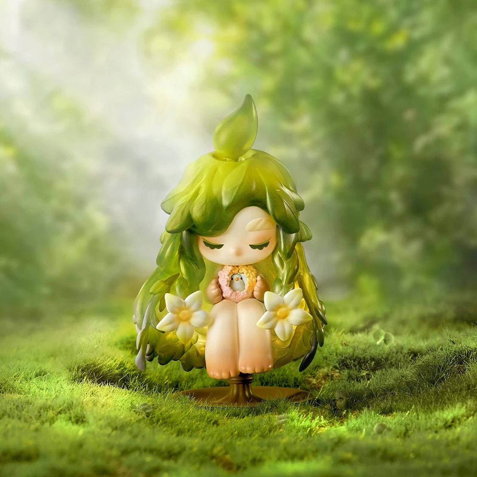 ソフビ　SHYBOYS sakura green ver POP MART CHAKA Light Sprite Series Blind Box Toys Kawaii Anime