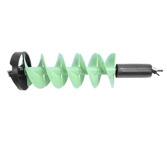 Drill Ice Auger Drill Bit 8 Inch Diameter 28 Inch Long Carbide Nylon Floatable Ice Fishing Drill Bit With Universal Adapter