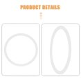 thumbnail image 3 of Seal Replacement Gaskets Silicone Jar Gaskets for Jar Gaskets Refrigerators Or Freezers White Airtight Sealing 3Pcs, 3 of 4