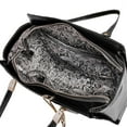 thumbnail image 2 of McKlein GLENNA, Ladies' Tote with Tablet Pocket, Top Grain Cowhide Leather, Black (97555), 2 of 3