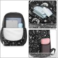 thumbnail image 4 of Sun and Hand Gothic Pattern 17" School Backpacks for Teens,Waterproof Oxford Fabric,S-Shape Padded Straps for School,Travel,Hiking,Camping, 4 of 6
