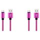 thumbnail image 3 of Sidaley de Cable de datos de sincronización de carga rápida para S7 para Redmi 4x Cable Micro USB de teléfono móvil Android Nº 1 2Conjunto, 3 of 5