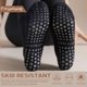 thumbnail image 3 of 5 pares de calcetines de pilates y yoga con agarre para mujer, antideslizantes, para pilates, entrenamiento, barra, ballet, danza y hospital, F87, 3 of 6