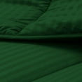 thumbnail image 5 of D.N.G. BEDDINGS 800 Thread Count 5 Piece Comforter Set, 100% Egyptian Cotton Cover, Damask Stripe, Oversized Super King Size, Green Color, 5 of 6