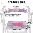thumbnail image 6 of Jiueut Galaxy Axolotl Medical Products Rollator Walker Seat & Back Cover for Women 2 Piece Walker Seat Covers for Seniors Easy to Install Protective Covers for Walker, 6 of 7