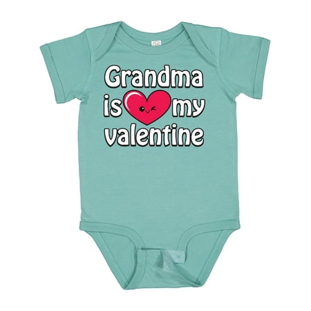 

Inktastic Grandma is My Valentine Gift Baby Boy or Baby Girl Bodysuit
