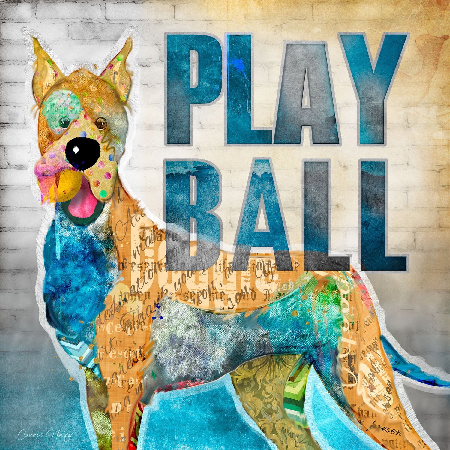 Marmont Hill 'Play Ball' by Connie Haley Painting Print on Wrapped Canvas