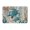 color 5, variant on Seashells Bath Mat, Starfish Marine Rope in Vertical Direction Wood Surface Ocean Beach Nautical Print bathroom mat doormat 16x24"