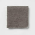 Room Essentials 6 Pack Washcloths Gray NEW, 100 Cotton, Multipack
