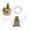 round bottom-gold, variant on Multifunctional Metal Liquor Stove Camping Burners Suitable for Various Outdoor Activity Including Fishing and Hunting