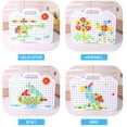 thumbnail image 2 of 144 Pcs Vis 3D Ensemble de Jouets Casse-Tête Kit de Jouets à Démonter Outil de Jeu de Construction Créatif avec Boîte de Rangement, 2 of 5