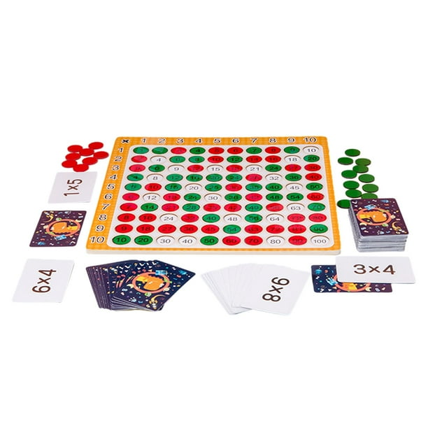 Juegos de mesa educativos 99 tabla de multiplicar juguete de matemáticas juguetes educativos Montessori juegos de mesa de multiplicación de