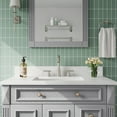 thumbnail image 3 of ANGELES HOME Widespread Bathroom Faucet 3 Hole, Brushed Nickel Bathroom Sink Faucet, 2 Handle Bathroom Faucet, Bath Faucet, 3 of 12